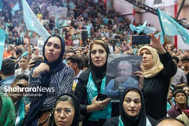 عکس‌هایی از سفر انتخاباتی «مسعود پزشکیان» به مشهد