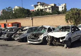 باز نشدن ایربگ ۹۰ درصد خودرو&zwnj;های تصادفی در یک پارکینگ!