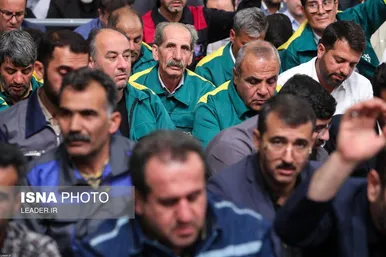 دیدار کارگران با رهبر معظم انقلاب