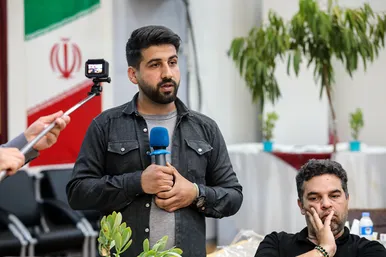 نشست خبری موسی الرضا حاجی بگلو سخنگوی شورای اسلامی شهر مشهد