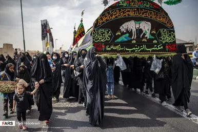 کاروان نمادین اسرای کربلا «بنی اسد»