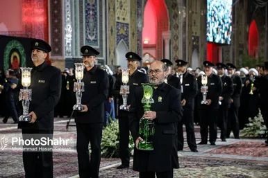 عکس| آیین خطبه‌خوانی شب شهادت امام رضا علیه السلام (۱۳ شهریور ۱۴۰۳)