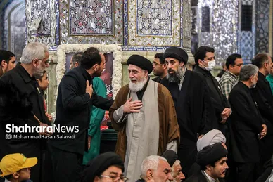 مراسم بزرگداشت شهدای خدمت در حرم مطهر رضوی
