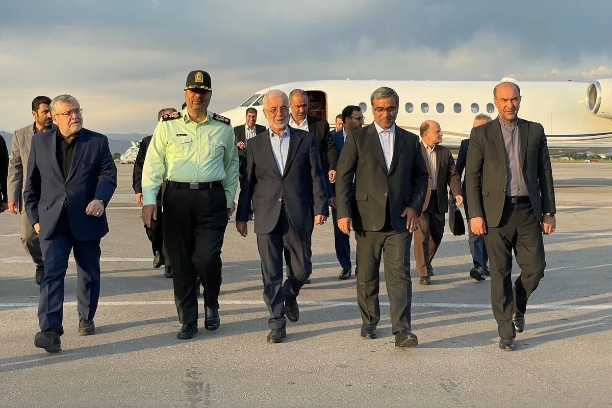 وزیر کشور وارد مشهد شد (۳ اردیبهشت ۱۴۰۴)