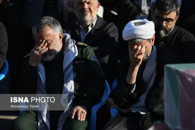 مراسم استقبال از پیکر شهید زاهدی