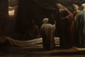 انتشار نقاشی &laquo;اصل امامت&raquo; حسن روح&zwnj;الامین به مناسبت آغاز امامت حضرت ولیعصر (عج)