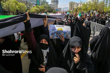 گزارش تصویری | راهپیمایی روز جهانی قدس در مشهد