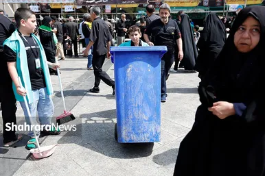 گزارش تصویری | موکب های خدمت رسان به زائران در روزهای پایان ماه صفر در عرصه میدان شهدا مشهد
