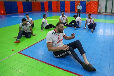 اردوی تیم ملی والیبال نشسته در مشهد