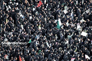 عکس‌هایی از تشییع شهدای خدمت در خیابان امام‌رضا‌(ع) (۳ خرداد ۱۴۰۳)