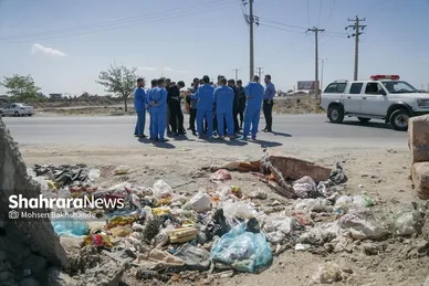 گزارش تصویری | بازسازی صحنه قتل در جاده شهرک صنعتی فردوسی مشهد