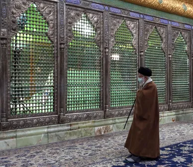 حضور رهبر معظم انقلاب در مرقد مطهر امام خمینی(ره) و گلزار شهیدان