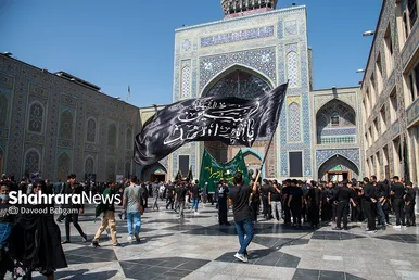 عزادرای شهادت امام رضا (ع) در حرم مطهر رضوی