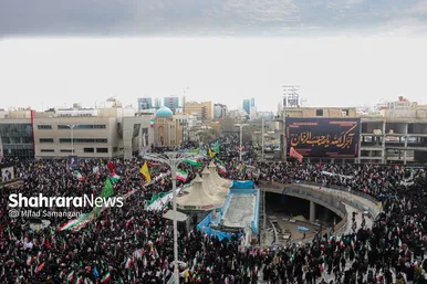 گزارش تصویری | راهپیمایی روز قدس ۱۴۰۴ در مشهد- ۴