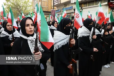گزارش تصویری | اجتماع بزرگ دختران و بانوان جان فدا - اهر