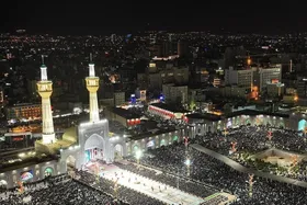 حرم مطهر رضوی در ایام مراسم تشییع رهبر شهید تعطیل نمی&zwnj;شود