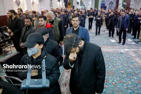 گزارش تصویری | مراسم ترحیم همسر و فرزندان معاون رئیس&zwnj;جمهور در مشهد