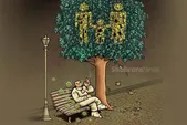 کارتون | وقتی آینده را به دست خود نابود میکنیم