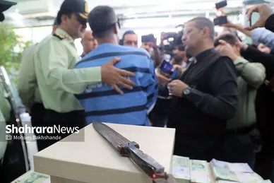 بازگشت سارق مسلح بانک سپه شعبه سعدآباد مشهد به محل سرقت