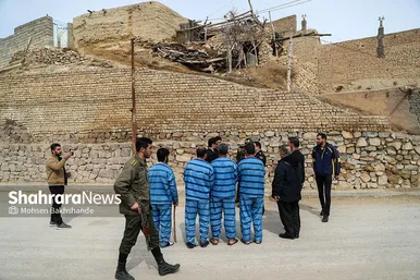 گزارش تصویری | بازسازی صحنه جنایت در روستای جغری