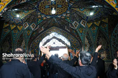 گزارش تصویری | عزاداری روز شهادت امام رضا (ع) در حرم مطهر رضوی