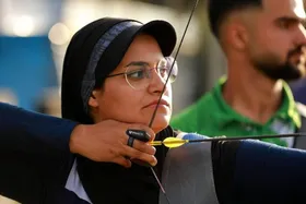 مبینا فلاح در تیراندازی با کمان سهمیه المپیک گرفت