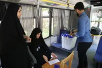 ۲۰ اتوبوس شعبه سیار اخذ رأی در مشهد شدند