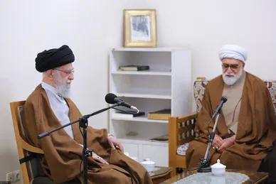 دیدار اعضای هیئت‌علمی پنجمین کنگره جهانی حضرت‌رضا(ع) با رهبر معظم انقلاب
