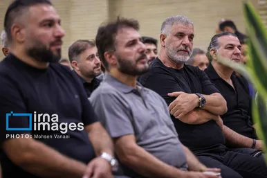 عکس‌هایی از مراسم ترحیم شهید «علیرضا تنابنده» برادرزاده محسن تنابنده