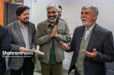 گزارش تصویری |  بازدید وزیر فرهنگ و ارشاد اسلامی از مؤسسه فرهنگی شهرآرا (۲۶ دی ۱۴۰۳)