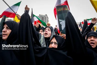 گزارش تصویری | اجتماع بزرگ «حزب الله زنده است» در مشهد