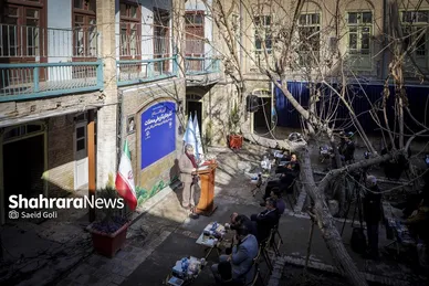 گزارش تصویری | آیین افتتاح گذر‌های تاریخی محلات و رونمایی از بزرگ‌ترین پرده نقاشی نقالی کشور (۴ دی ۱۴۰۳)