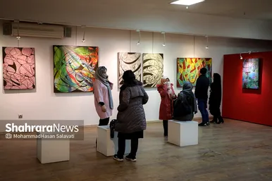 نمایشگاه نقاشی خط، یادبود شهدای شاهچراغ در مشهد