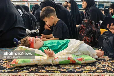 گزارش تصویری | مراسم شیرخوارگان حسینی در حرم مطهر رضوی برگزار شد