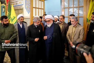 گزارش تصویری | وداع با پیکر مطهر بانوی شهیده معصومه کرباسی در حرم مطهر رضوی - مشهد
