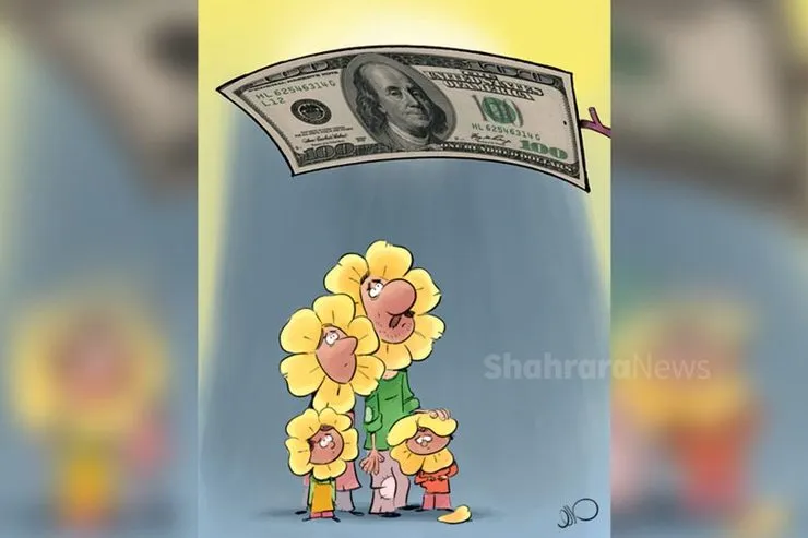 کاریکاتور | یک مقام مسئول: مردم با فتوسنتز تغذیه کنند. دلار ۵۰هزار تومانی در راه است.