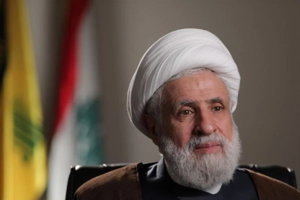 شیخ نعیم قاسم: ایران از عملیات طوفان الاقصی اطلاع نداشت | حزب الله گزینه ای به نام تسلیم و سازش نمی‌شناسد