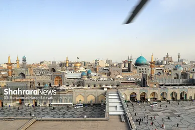 تصاویر هوایی از شهر مشهد و حرم مطهر رضوی