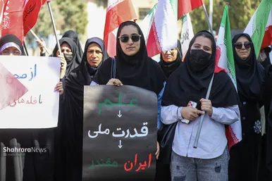 گزارش تصویری | تجمع دانشجویان انقلابی در مشهد