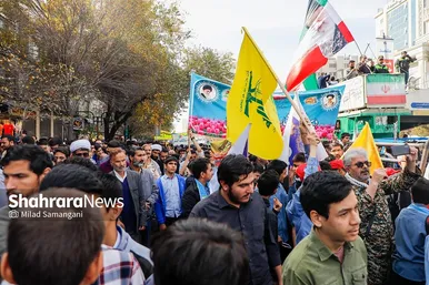 گزارش تصویری | راهپیمایی ۱۳ آبان ۱۴۰۳ در مشهد