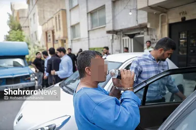گزارش تصویری | بازسازی صحنه قتل پدر توسط پسر در خیابان سیدرضی مشهد