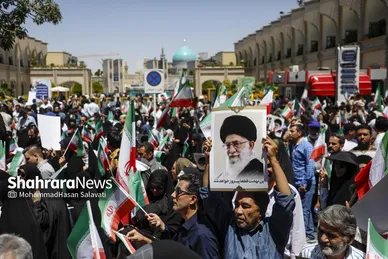 گزارش تصویری | حضور باشکوه مردم مشهد در راهپیمایی جمعه «همدلی و ایستادگی» (۳۰ خرداد ۱۴۰۴)