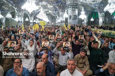 گزارش تصویری | آیین گرامیداشت شهدای خدمت در حرم امام‌رضا(ع) (۱۸ اردیبهشت ۱۴۰۴)