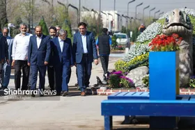 گزارش تصویری | بازدید شهردار و اعضای شورای اسلامی شهر مشهد مقدس از المان&zwnj;های بهاری (۲۹ اسفند ۱۴۰۳)