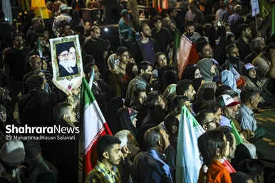 گزارش تصویری | اجتماع بزرگ «لشکریان امام رضا (ع)» در شب میلاد شمس الشموس