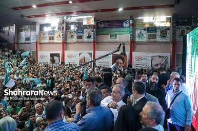 عکس‌هایی از سفر انتخاباتی «مسعود پزشکیان» به مشهد