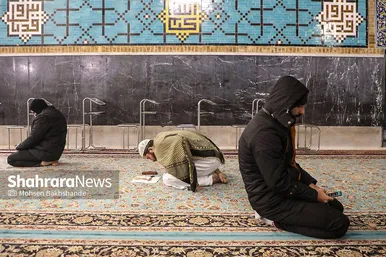 گزارش تصویری | آیین معنوی اعتکاف در حرم مطهر رضوی