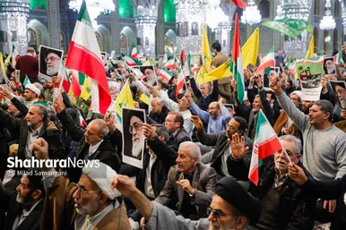 برگزاری آیین گرامیداشت سالروز نهم دی در حرم مطهر امام‌رضا(ع)