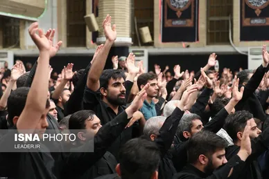 اولین شب مراسم عزاداری حضرت اباعبدالله‌الحسین(ع) در حسینیه امام‌خمینی(ره)