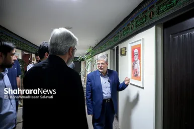 حضور شهردار مشهد در موسسه شهرآرا به مناسبت روز خبرنگار